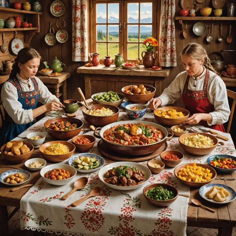 Готовые день: семейные кулинарные традиции в русской культуре